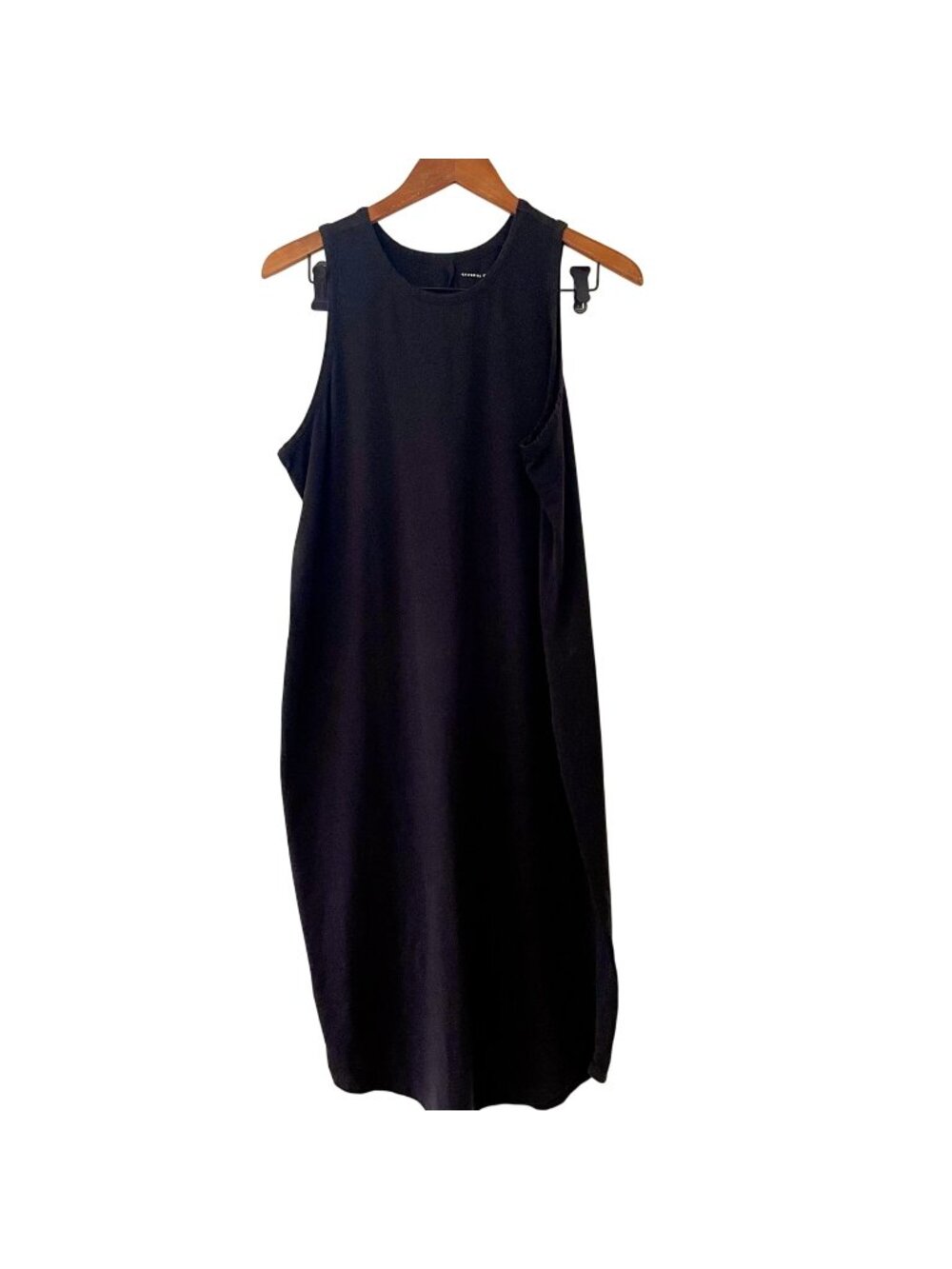 Universal Standard Black Tank Midi Dress, Size 14/16